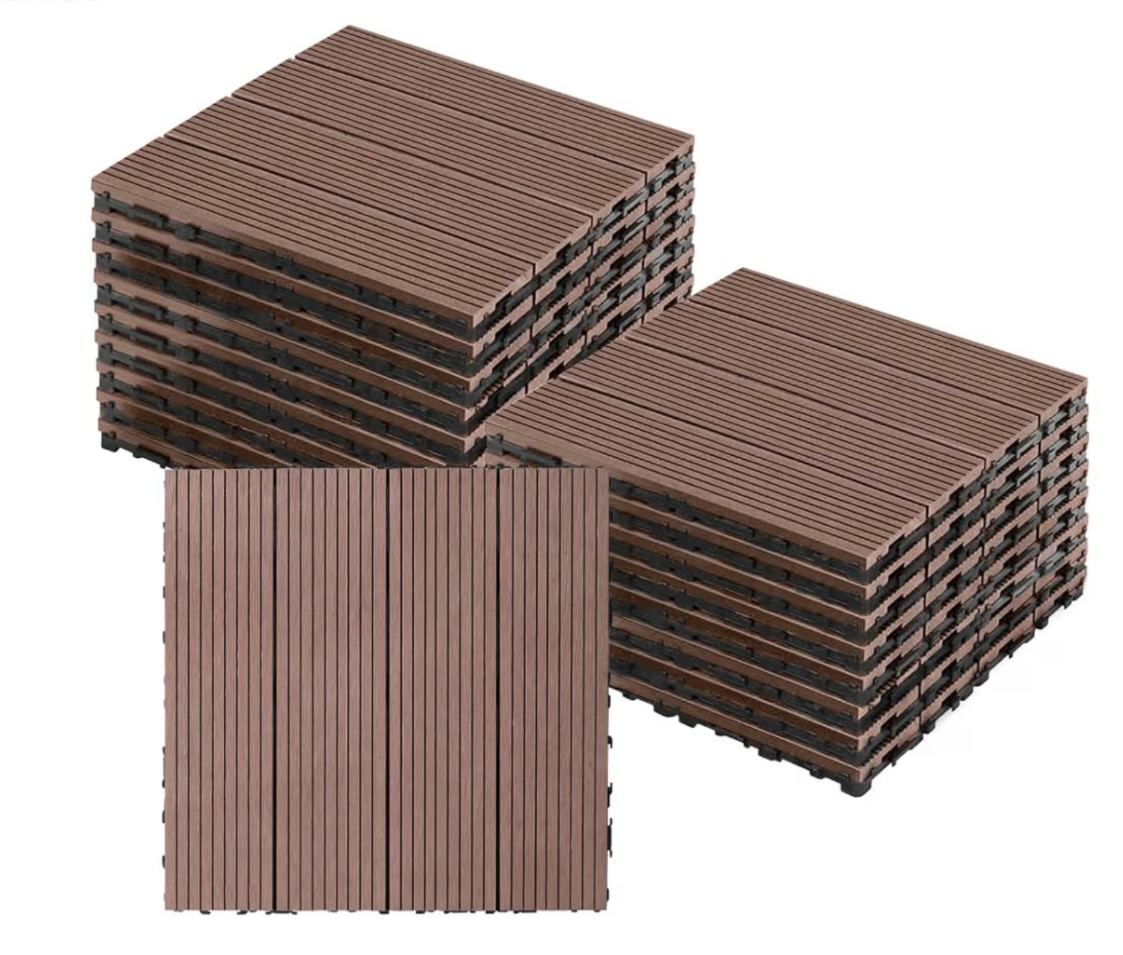 Plastic Floor Tiles, 30cm x 30cm